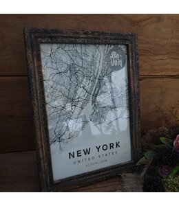 @ wordt niet verzonden - Fotolijst - grey finish - large - 35 x 26 x 2 cm (foto 21 x 30 cm)