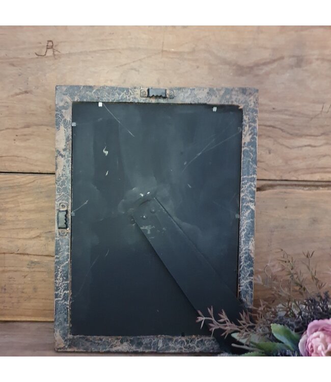 @ wordt niet verzonden - Fotolijst - grey finish - large - 35 x 26 x 2 cm (foto 21 x 30 cm)