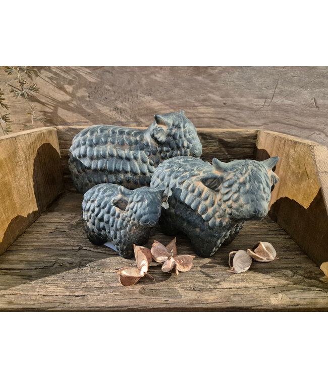 @ wordt niet verzonden -Schotse hooglander L grijs-L18,5B10H14,5CM