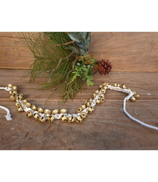 @ Bronzen/Gouden belletjesstreng -