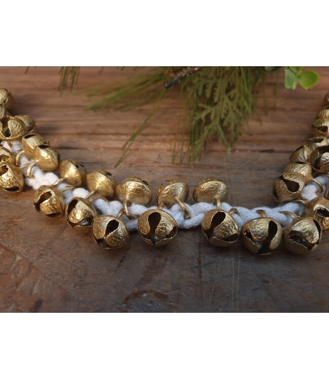 @ Bronzen/Gouden belletjesstreng -