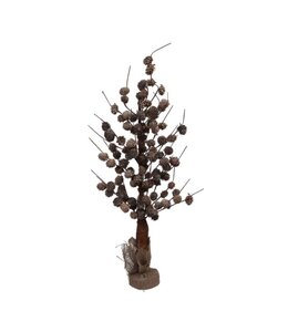 cone tree/standing white wash 22x67 cm