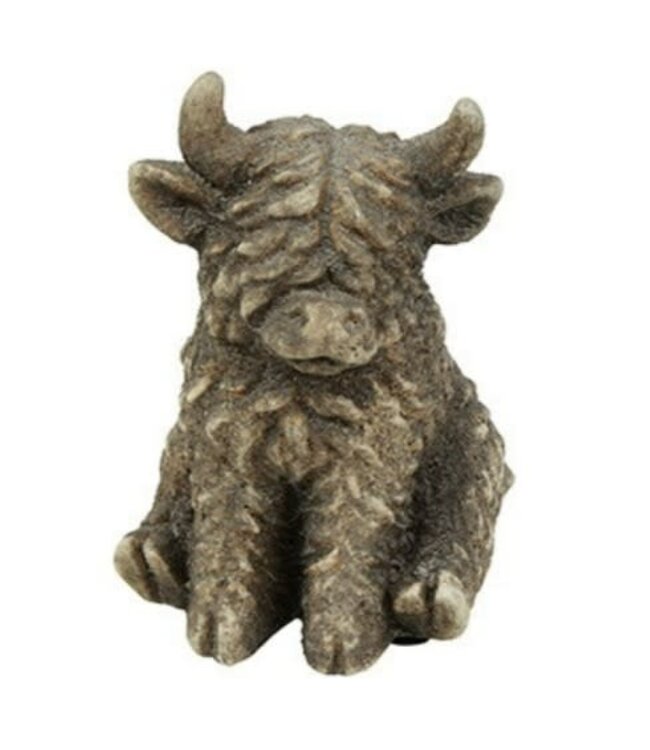Countryfield @ Schotse hooglander zittend Yuki XXS grijs-7,5x7,5x10,5CM