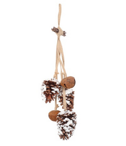 Countryfield Kersthanger dennenappels en sterren Falk d.bruin-62x8x4CM