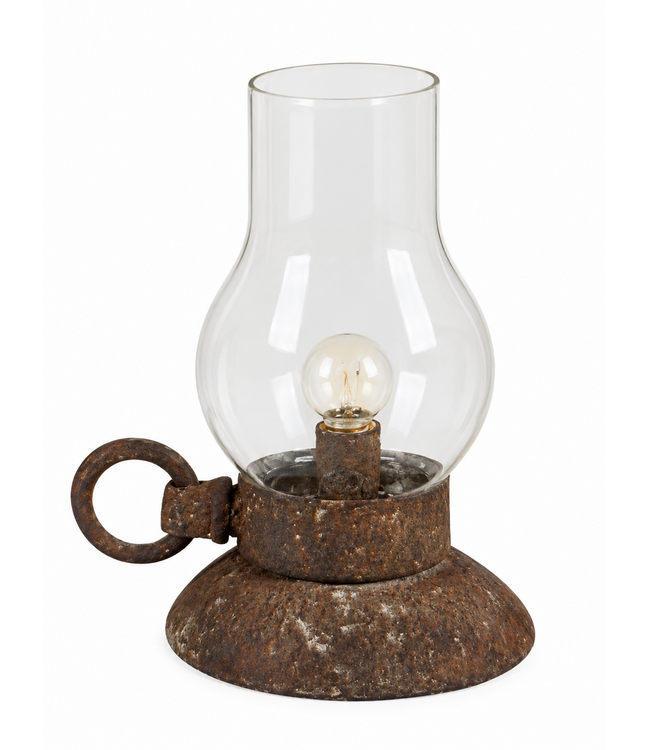 Countryfield LED Lamp Tafel ov Assam roest-13x10,5x18CM