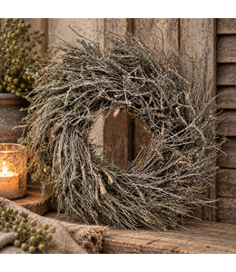 Krans grey herb twig 40 cm