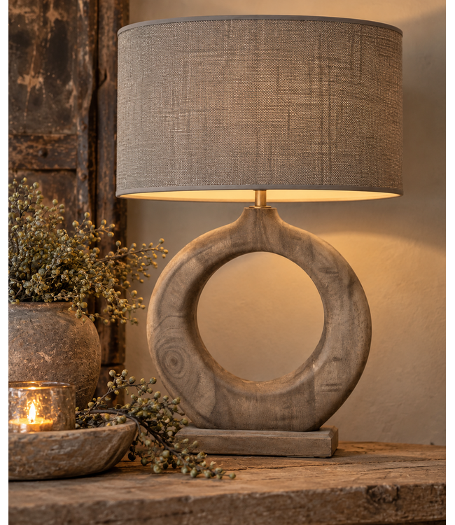 1005 - OV recht - lampenkap - 46 x 29 x 23 cm (excl. voet)