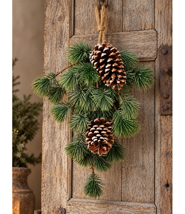 Countryfield Festoen Pinus parviflora S grijsgroen-43,18x30,48x13,97CM