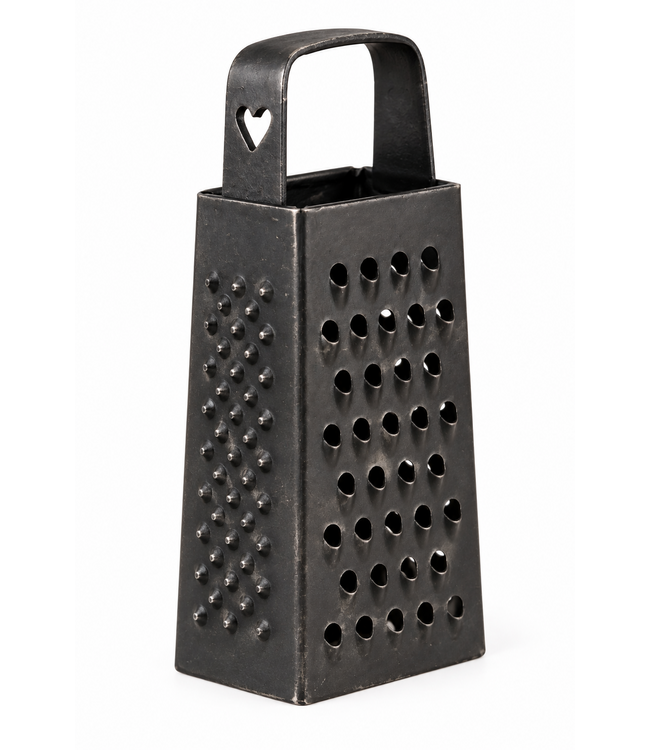 Zwarte mini rasp - 2,5 x 3,5 x 8 cm