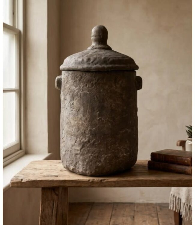 @ Pot Ernie M Grey - 17 x 33 cm