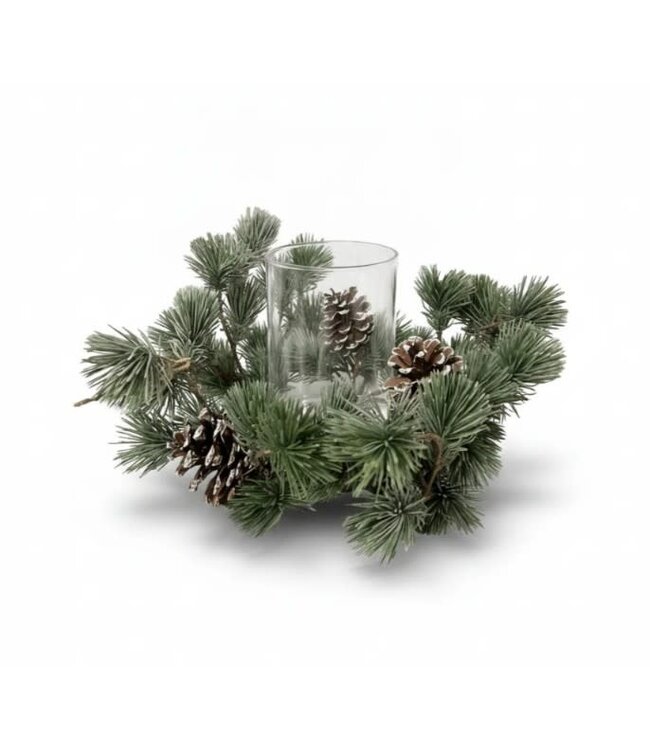 Larix windlichtkrans Dennenappel M - 40 × 40 × 15 cm