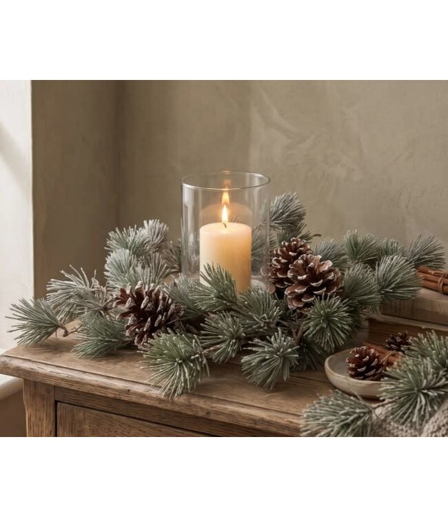 Larix windlichtkrans Dennenappel M - 40 × 40 × 15 cm