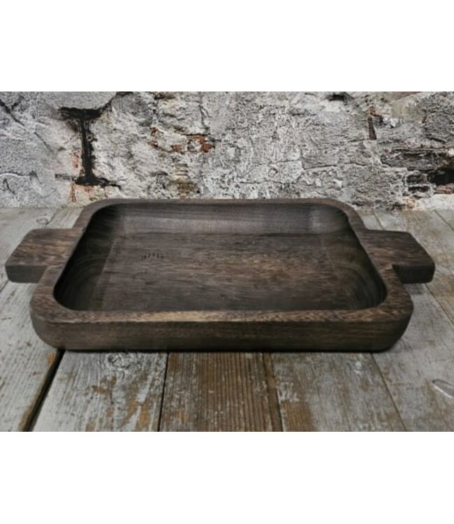 Wood plate 45x25cm