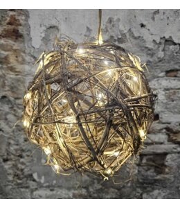 Rota bol wilg 25cm met LED