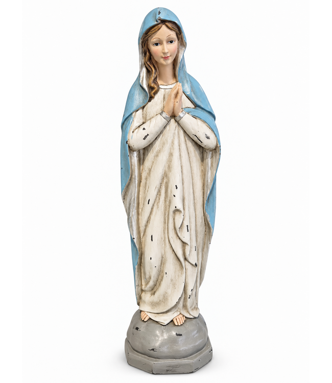 @ Ornament Maria Polyresin Blue 10.5x9.3x36cm