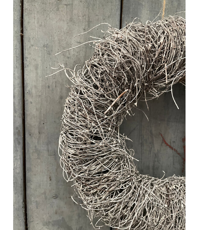 Salimkrans - 30 x 7,5 cm - white-wash