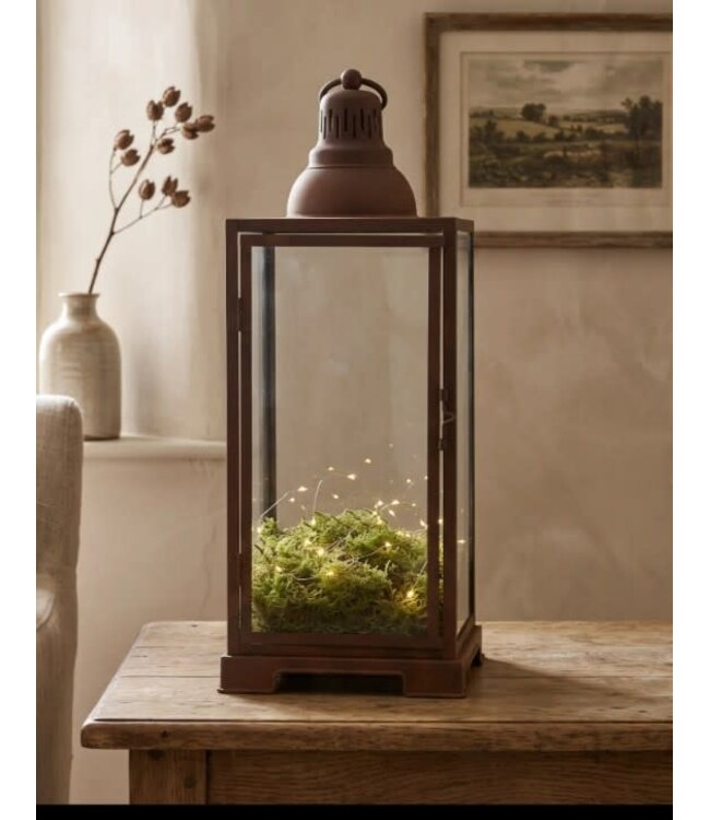 Metalen windlicht 29.8*29.8*76.22CM