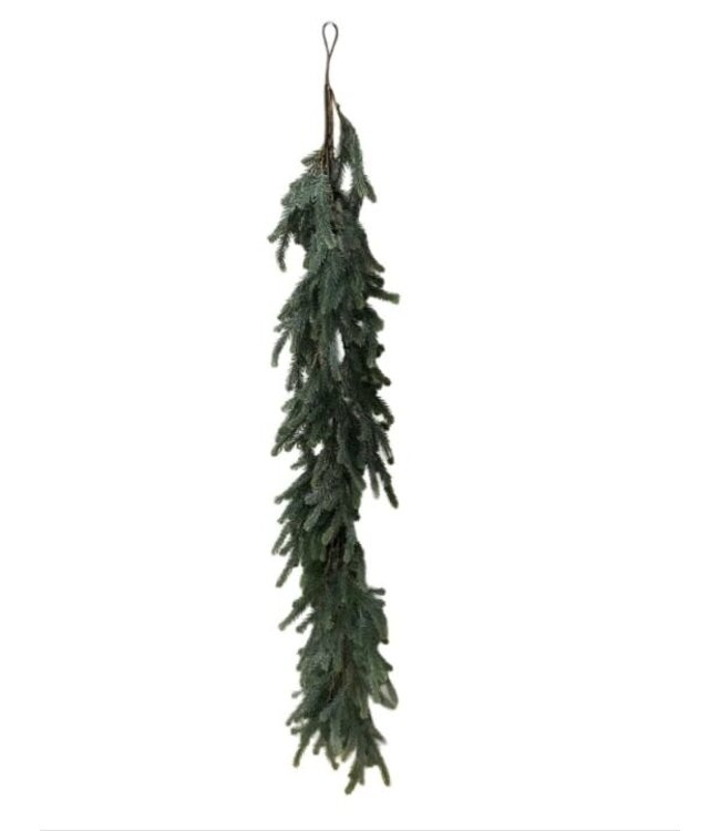 Blauwspar guirlande real touch - 180 cm