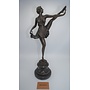 Art Deco statue of dancer signed "Bruno Zack"