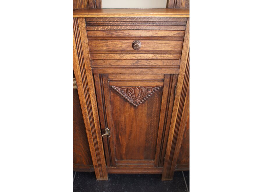 Vestière in a thin layer of wood, specific to the period