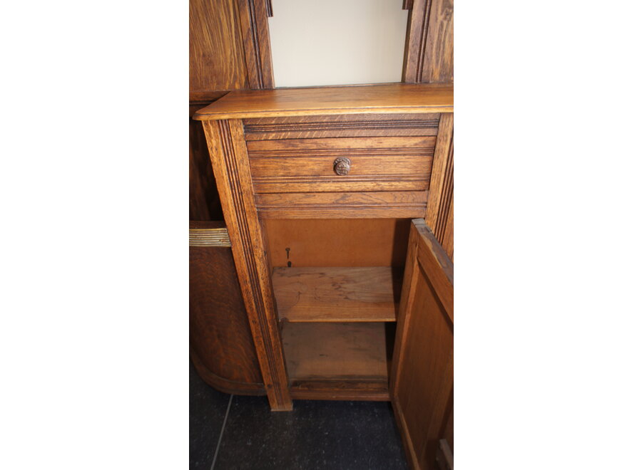 Vestière in a thin layer of wood, specific to the period