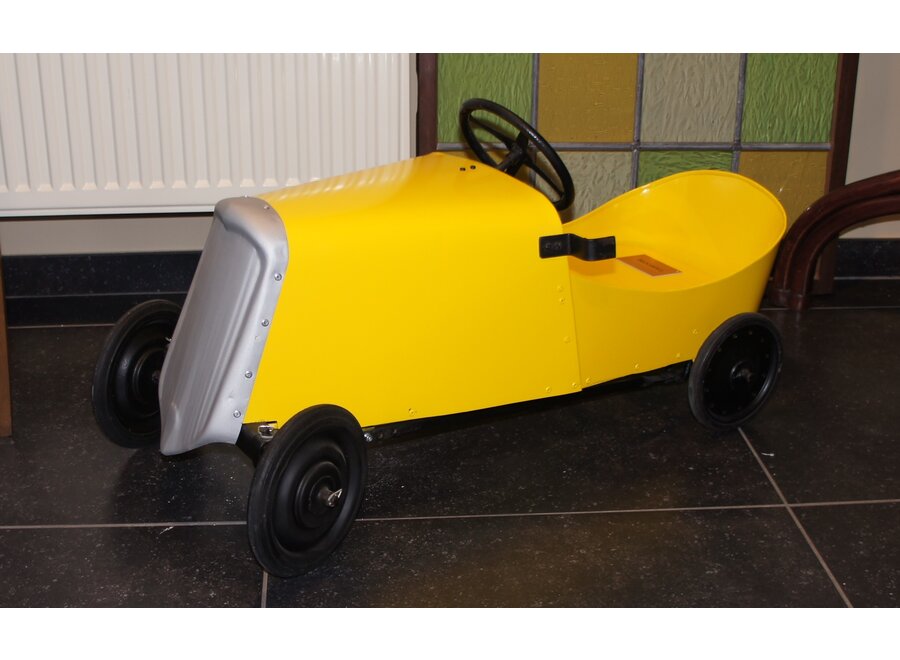 Vintage retro pedal car