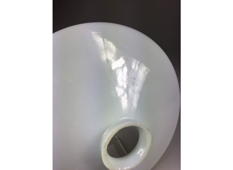 French hand-blown lampshade.