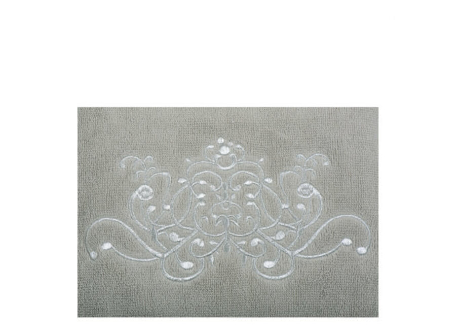 "Mathilde M" badhanddoek Arabesque - Linnenkleur - 70 x 140 cm