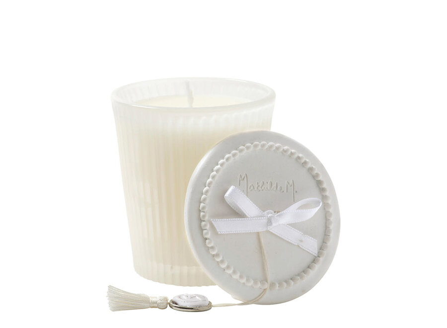 "Mathilde M" geurkaars 125 g - Fleur de coton