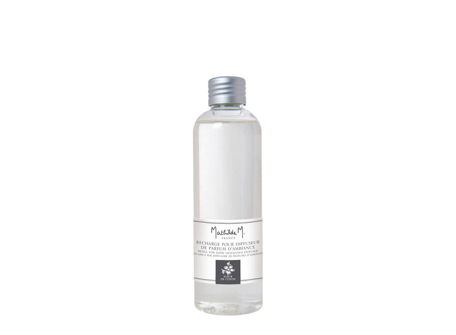 "Mathilde M" Navulling voor huisparfum  200 ml  - Fleur de coton