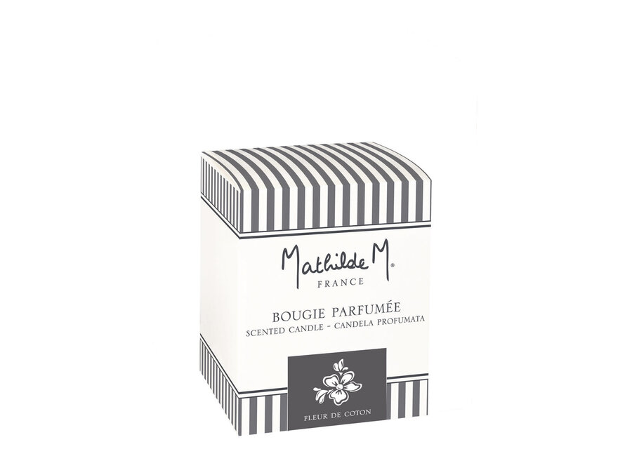 "Mathilde M" geurkaars  55 g - Fleur de coton