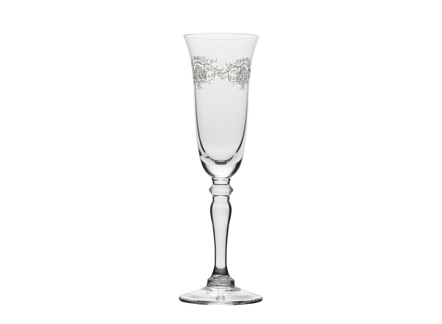 "Madame M" Champagne glass Marquise