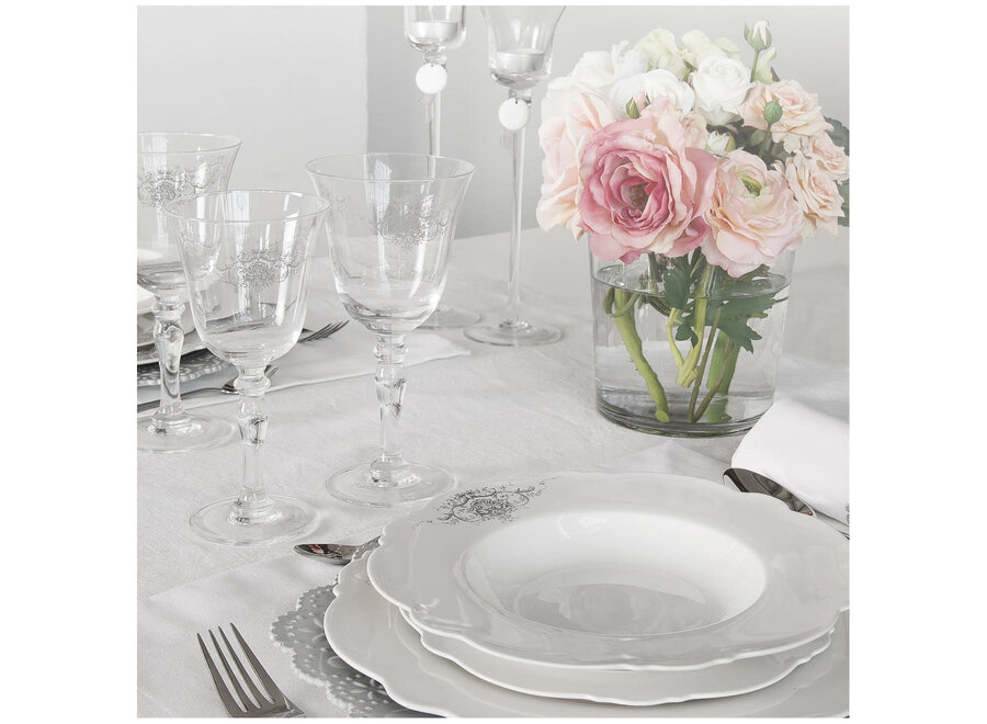 "Madame M" Champagne glass Marquise