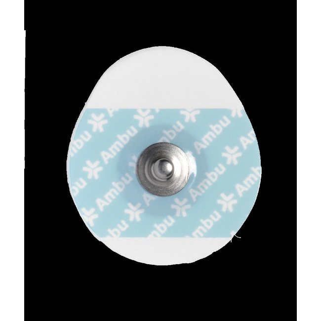 Ambu WhiteSensor ECG elektrode met drukknop solid gel (50 stuks)