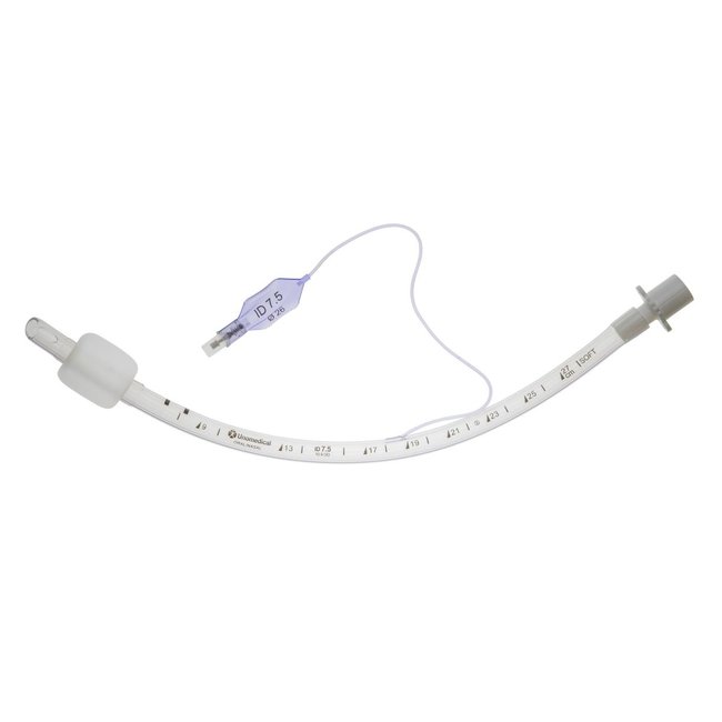 Unomedical Sof-Touch endotracheale tube extra zacht met HVLP cuff, Murphy Eye, maat 7.0 (10 stuks)