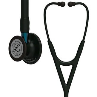 Littmann Littmann Cardiology IV stethoscoop, zwarte afwerking, blauwe steel, zwarte slang