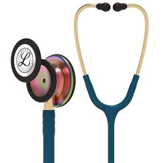 Littmann Littmann Classic III stethoscoop, regenboog afwerking, Caribisch blauwe slang