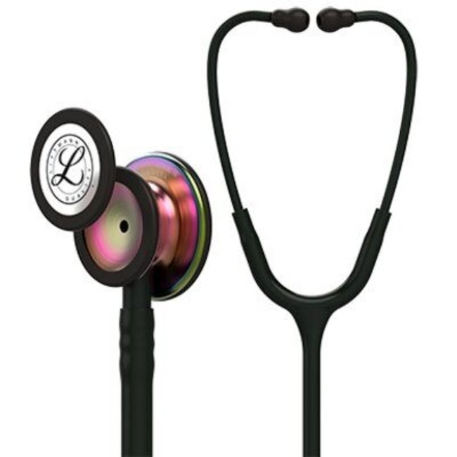 Littmann Classic III stethoscoop, regenboog afwerking, zwarte slang