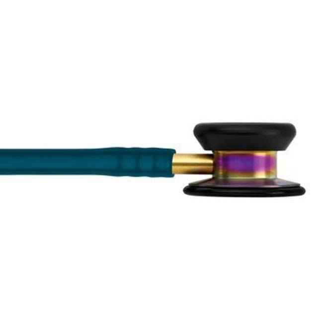 Littmann Classic II Pediatric stethoscoop, regenboog afwerking, Caribisch blauwe slang