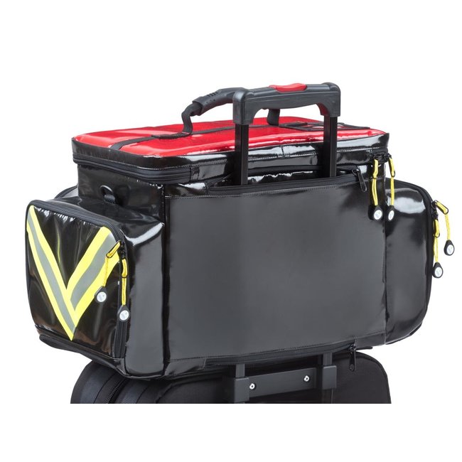 STAVANGER E4000 rugzak leeg, 54x31x33 cm, zwart/rood