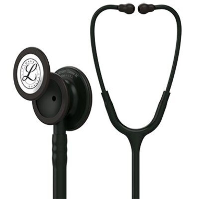 3M Littmann Classic III stethoscoop, Black Edition, Zwarte slang
