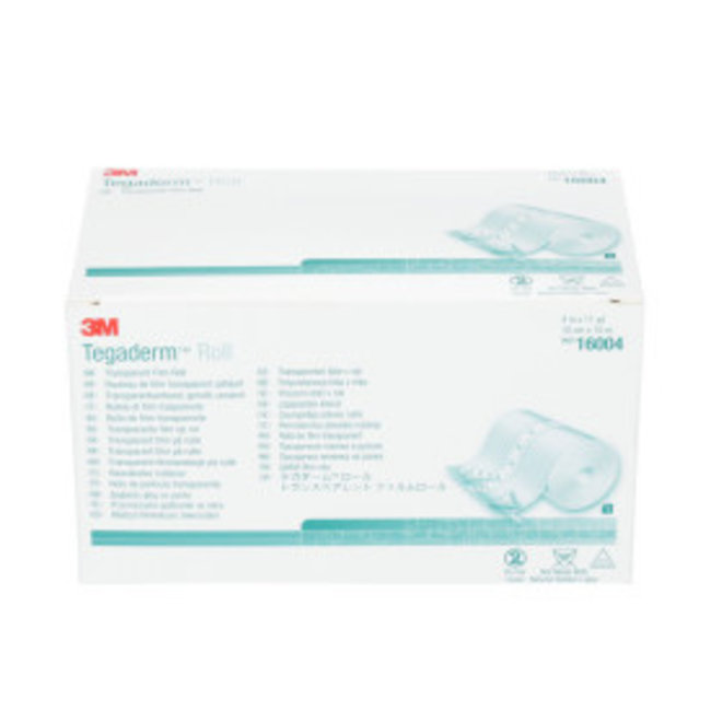 3M™ Tegaderm™ Transparant Filmverband op rol, niet steriel, 16004, 10 cm x 10 m, rol