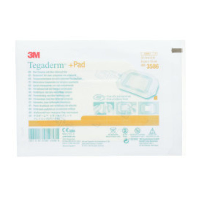 3M™ Tegaderm™ +Pad Transparant Verband met Absorberend Kussentje 9 cm x 10 cm (25 stuks)