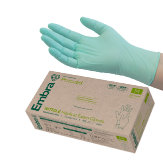 Embra Embra® Proceed Ex.Gloves Nitrile Acc Free AQL1.0 L (200 st)