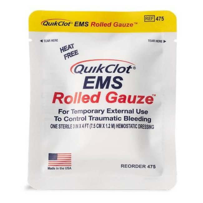 Z-Medica QuikClot EMS Roll 7.6cm x 3.7m (10 stuks)