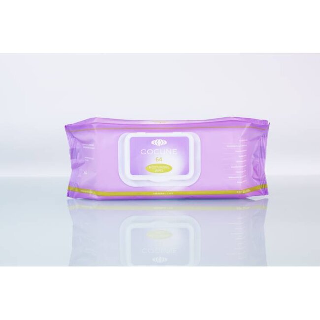 Cocune moisturizing wipes (12x64 stuks)
