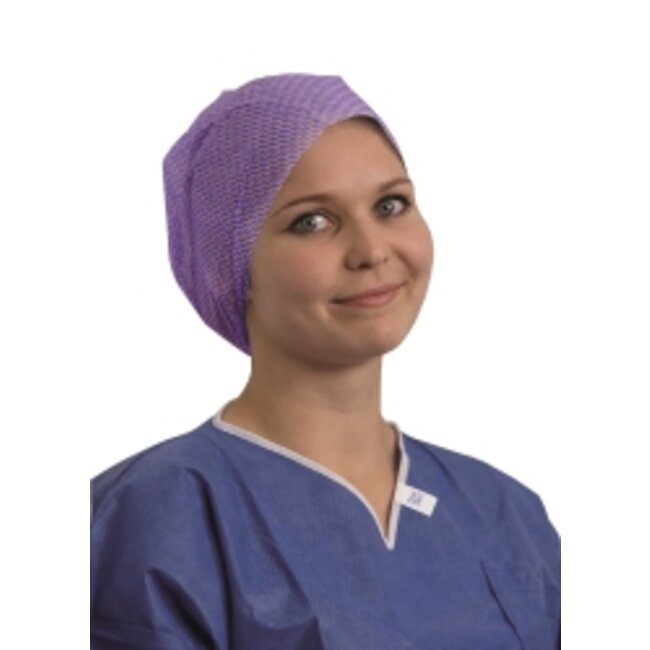 Evercare operatiemuts Kolumbus viscose violet (100 stuks)