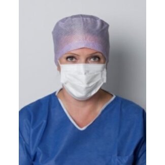 Evercare Evercare chirurgisch masker type IIR oorlussen wit (50 stuks)
