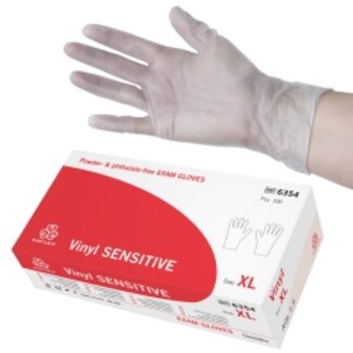 Evercare Evercare vinyl sensitive handschoenen onsteriel pdv maat XL (100 stuks)