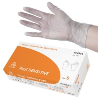 Evercare Evercare vinyl sensitive handschoenen onsteriel pdv maat S (100 stuks)